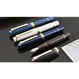 Sailor Pro Gear Slim Mini Fountain Pen - Slate Green - 14k Gold - Medium Fine Nib -  - Fountain Pens - Bunbougu