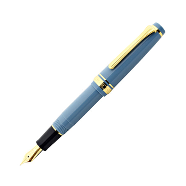 Sailor Pro Gear Slim Mini Fountain Pen Stellar Blue 14k Gold