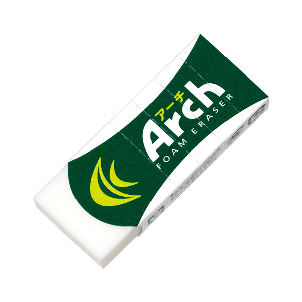 Sakura Arch Foam Eraser - White - Large -  - Erasers - Bunbougu