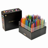Sakura Coupy Coloured Pencil Cube Box - Black Box - 72 Colour Set