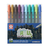Sakura Gelly Roll Gel Pen - 10 Moonlight Earth Colour Set - 1.0 mm -  - Gel Pens - Bunbougu