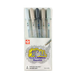 Sakura Gelly Roll Moonlight Gel Pen - 5 Moonlight Grey Colour Set - 1.0 mm -  - Gel Pens - Bunbougu