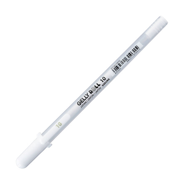 Sakura Gelly Roll Classic Gel Pen - White Ink - 10 Bold Point - 1.0 mm -  - Gel Pens - Bunbougu