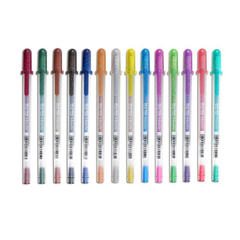 Japan Sakura Gelly Roll Pens Basis/Bright/Highlight/Souffle/Glaze/ 3D  Decorative Markers Metallic Glitter Drawing