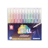 Sakura Gelly Roll Stardust Gel Pen - 12 Glitter Colour Set - 1.0 mm -  - Gel Pens - Bunbougu
