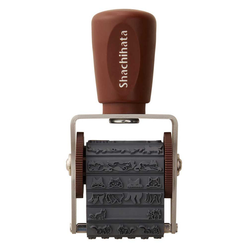 Shachihata Rotating Planner Stamp - Cat -  - Planner Stamps - Bunbougu