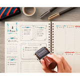Shachihata Rotating Planner Stamp - Plant -  - Planner Stamps - Bunbougu