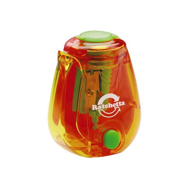 Sonic Ratchetta Pencil Sharpener with Notification - Orange -  - Pencil Sharpeners - Bunbougu