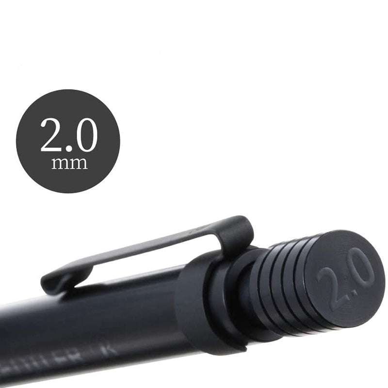 Staedtler 925-35 Drafting Pencil Lead Holder - All Black - 2.0 mm -  - Mechanical Pencils - Bunbougu