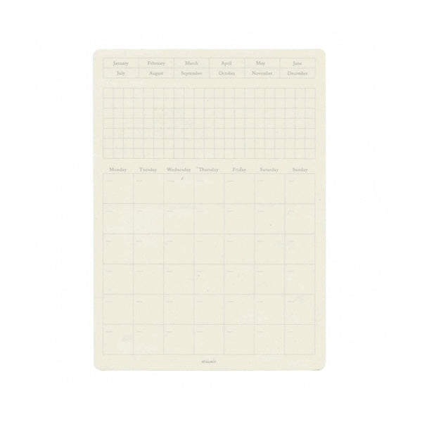 Stalogy Removable Calendar Stickers - Undated - Medium -  - Planner Stickers - Bunbougu