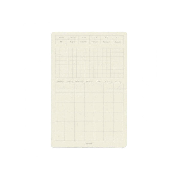 Stalogy Removable Calendar Stickers - Undated - Small -  - Planner Stickers - Bunbougu