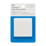 Stalogy Translucent Sticky Notes - Grid - 50 mm