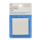 Stalogy Translucent Sticky Notes - Lined - 25 mm -  - Sticky Notes - Bunbougu