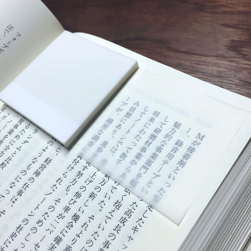 Stalogy Translucent Sticky Notes - Grid - 50 mm -  - Sticky Notes - Bunbougu