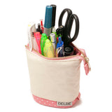 Sun-Star Delde Slide Pen Pouch - Light Pink -  - Pencil Cases & Bags - Bunbougu