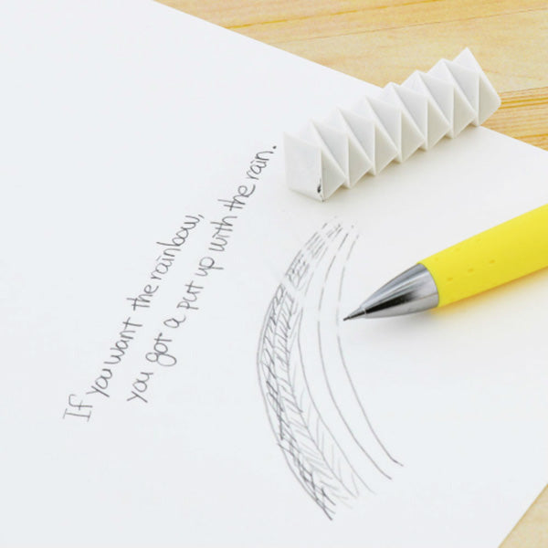 Sun-Star Polygon Zigzag Eraser -  - Erasers - Bunbougu