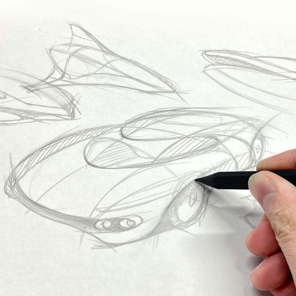 Sun-star Metacil No-Sharpen Pencil - Metal Body - Red -  - Graphite Pencils - Bunbougu