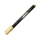 Tombow Fudenosuke Brush Pen - Supple Pastel Colour - Soft Tip - Pale Yellow - Brush Pens - Bunbougu