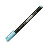Tombow Fudenosuke Brush Pen - Supple Pastel Colour - Soft Tip - Light Blue - Brush Pens - Bunbougu