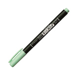 Tombow Fudenosuke Brush Pen - Supple Pastel Colour - Soft Tip - Light Green - Brush Pens - Bunbougu