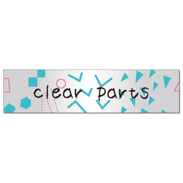 King Jim TEPRA Lite Film Tape - Slim 11 mm - Clear Parts -  - Mini Label Printer Refills - Bunbougu