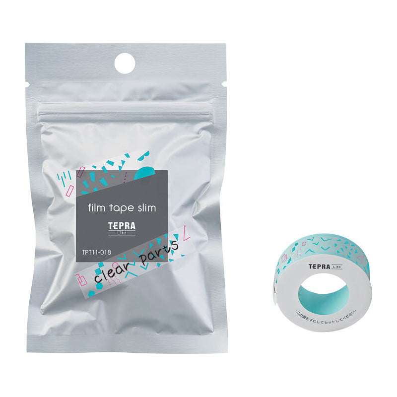 King Jim TEPRA Lite Film Tape - Slim 11 mm - Clear Parts -  - Mini Label Printer Refills - Bunbougu