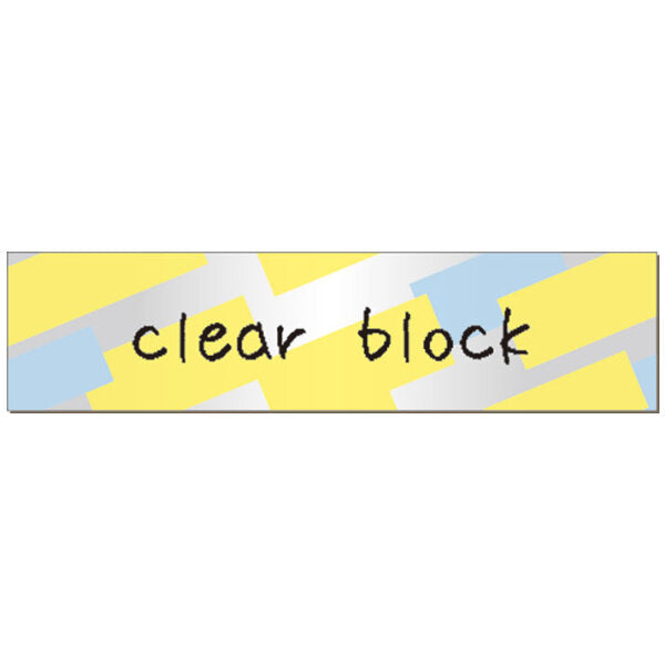 King Jim TEPRA Lite Film Tape - Slim 11 mm - Clear Block -  - Mini Label Printer Refills - Bunbougu