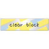 King Jim TEPRA Lite Film Tape - Slim 11 mm - Clear Block -  - Mini Label Printer Refills - Bunbougu