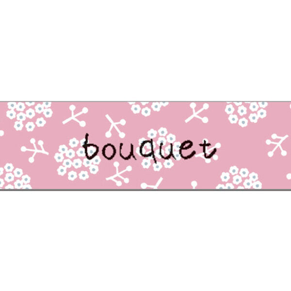 King Jim TEPRA Lite Film Tape - 15 mm - Bouquet -  - Mini Label Printer Refills - Bunbougu