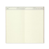 Traveler's Company Traveler's Notebook Refill 005 - Free Daily Planner Grid - Regular Size -  - Notebook Accessories - Bunbougu
