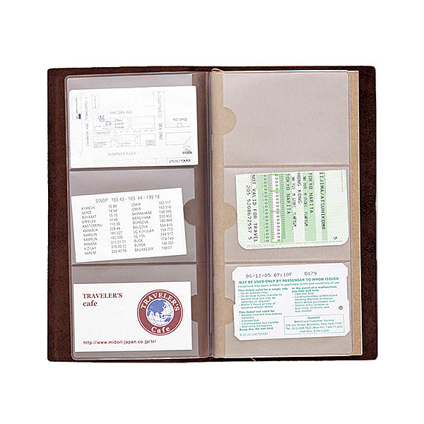 Traveler's Company Traveler's Notebook Accessories 007 - Card File - Regular Size -  - Notebook Accessories - Bunbougu
