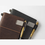 Traveler's Company Traveler's Notebook Accessories 016 - Pen Holder - Medium - Black -  - Notebook Accessories - Bunbougu
