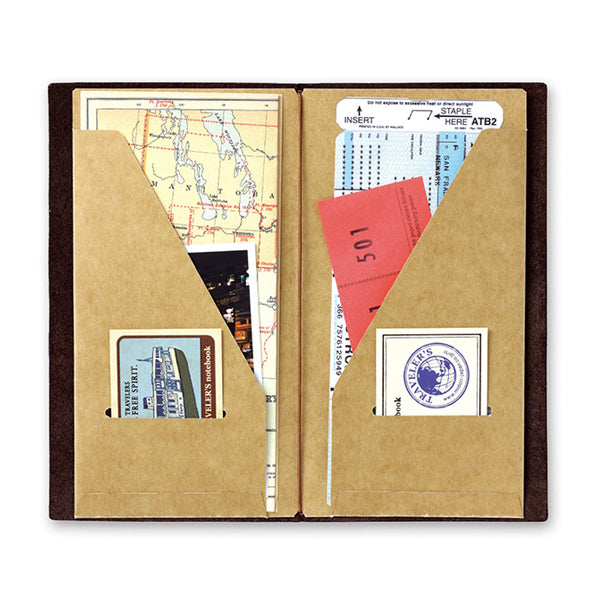 Traveler's Company Traveler's Notebook Accessories 020 - Kraft File Folder - Regular Size -  - Notebook Accessories - Bunbougu