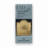 Traveler's Company Traveler's Notebook Accessories 030 - Brass Clip - Airplane
