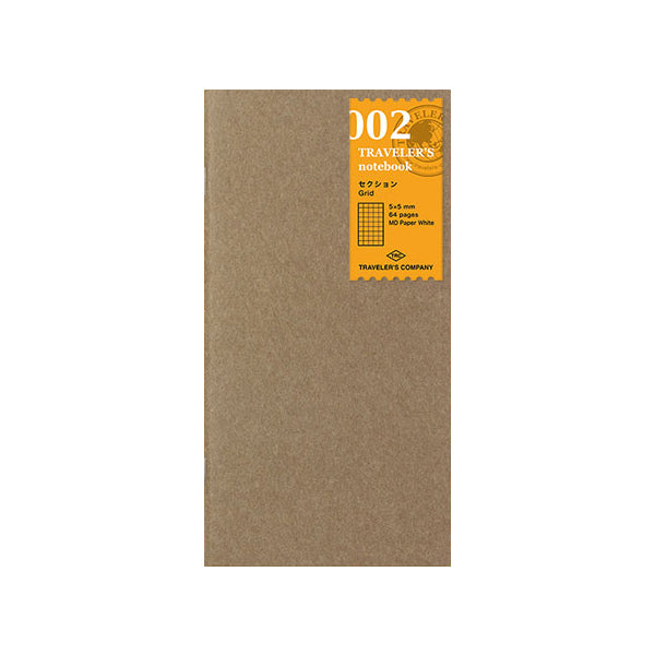 Traveler's Company Traveler's Notebook Refill 002 - Grid - Regular Siz ...