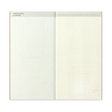 Traveler's Company Traveler's Notebook Refill 018- Free Weekly Vertical Planner - Regular Size -  - Notebook Accessories - Bunbougu