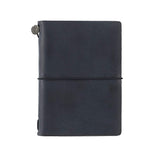 Traveler's Company Traveler's Notebook Starter Kit - Black Leather - Passport Size