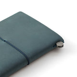 Traveler's Company Traveler's Notebook Starter Kit - Blue Leather - Passport Size -  - Diaries & Planners - Bunbougu