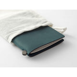 Traveler's Company Traveler's Notebook Starter Kit - Blue Leather - Passport Size -  - Diaries & Planners - Bunbougu