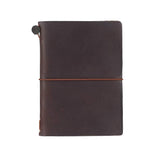 Traveler's Company Traveler's Notebook Starter Kit - Brown Leather - Passport Size