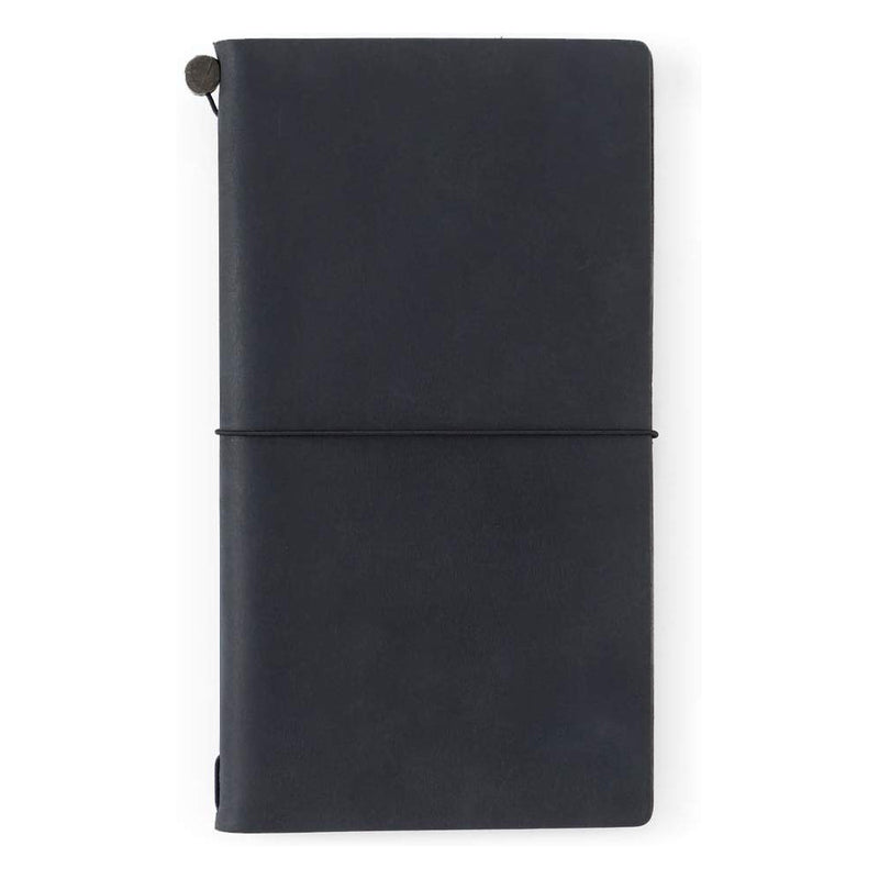 Traveler's Company Traveler's Notebook Starter Kit - Black Leather - Regular Size -  - Diaries & Planners - Bunbougu