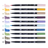 Tombow ABT Dual Brush Pen - 10 Colour Set - Desert Flora -  - Brush Pens - Bunbougu