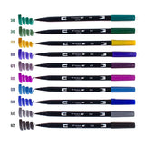 Tombow ABT Dual Brush Pen - 10 Colour Set - Bohemian -  - Brush Pens - Bunbougu