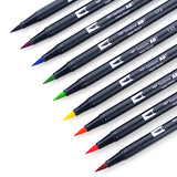 Tombow ABT Dual Brush Pen - 10 Colour Set - Bright -  - Brush Pens - Bunbougu
