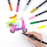 Tombow ABT Dual Brush Pen - 10 Colour Set - Celebration -  - Brush Pens - Bunbougu