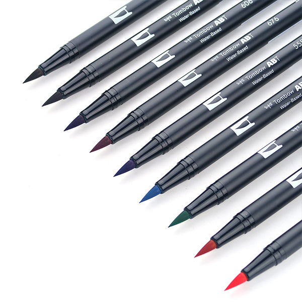 Tombow ABT Dual Brush Pen - 10 Colour Set - Galaxy -  - Brush Pens - Bunbougu