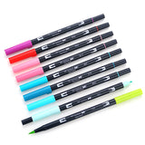 Tombow ABT Dual Brush Pen - 10 Colour Set - Tropical -  - Brush Pens - Bunbougu
