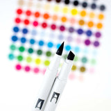 Tombow ABT PRO Alcohol-based Dual Brush Pen - 12 Colour Set - Basic -  - Markers - Bunbougu