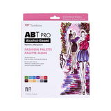 Tombow ABT PRO Alcohol-based Dual Brush Pen - 12 Colour Set - Fashion