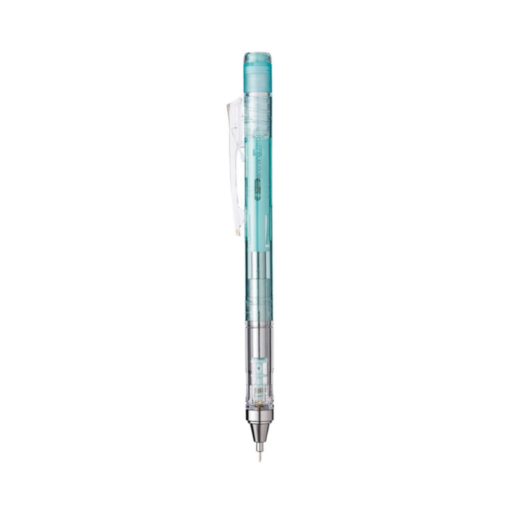 Tombow Mono Graph Shaker Mechanical Pencil - Clear Colour - 0.5 mm - Clear Mint - Mechanical Pencils - Bunbougu